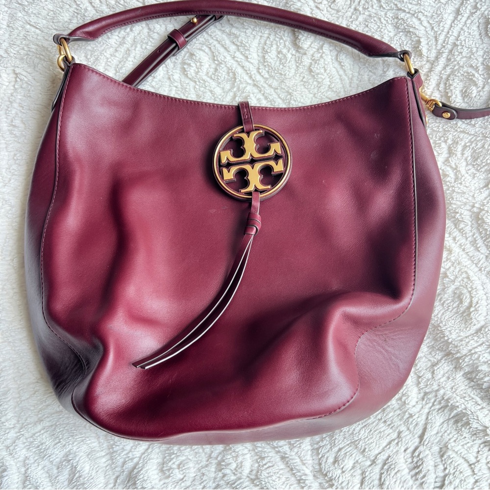 Tory Burch • burgundy purse bag
